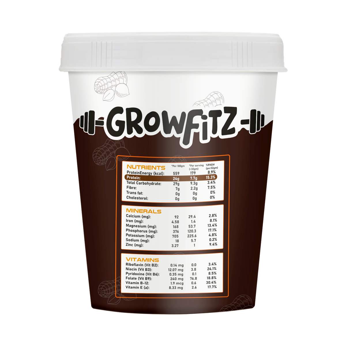 Chocolate Crunchy Peanut Butter | 24 Gram Protein | 400gm