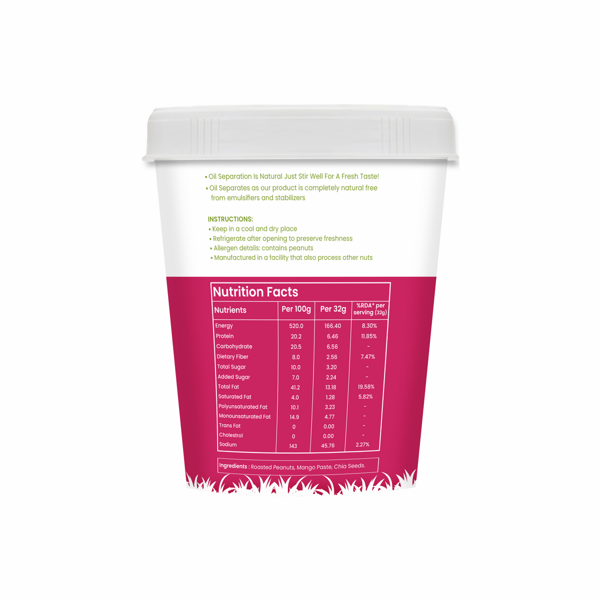 Mango Peanut Butter | 20.2g Protein | 400gm