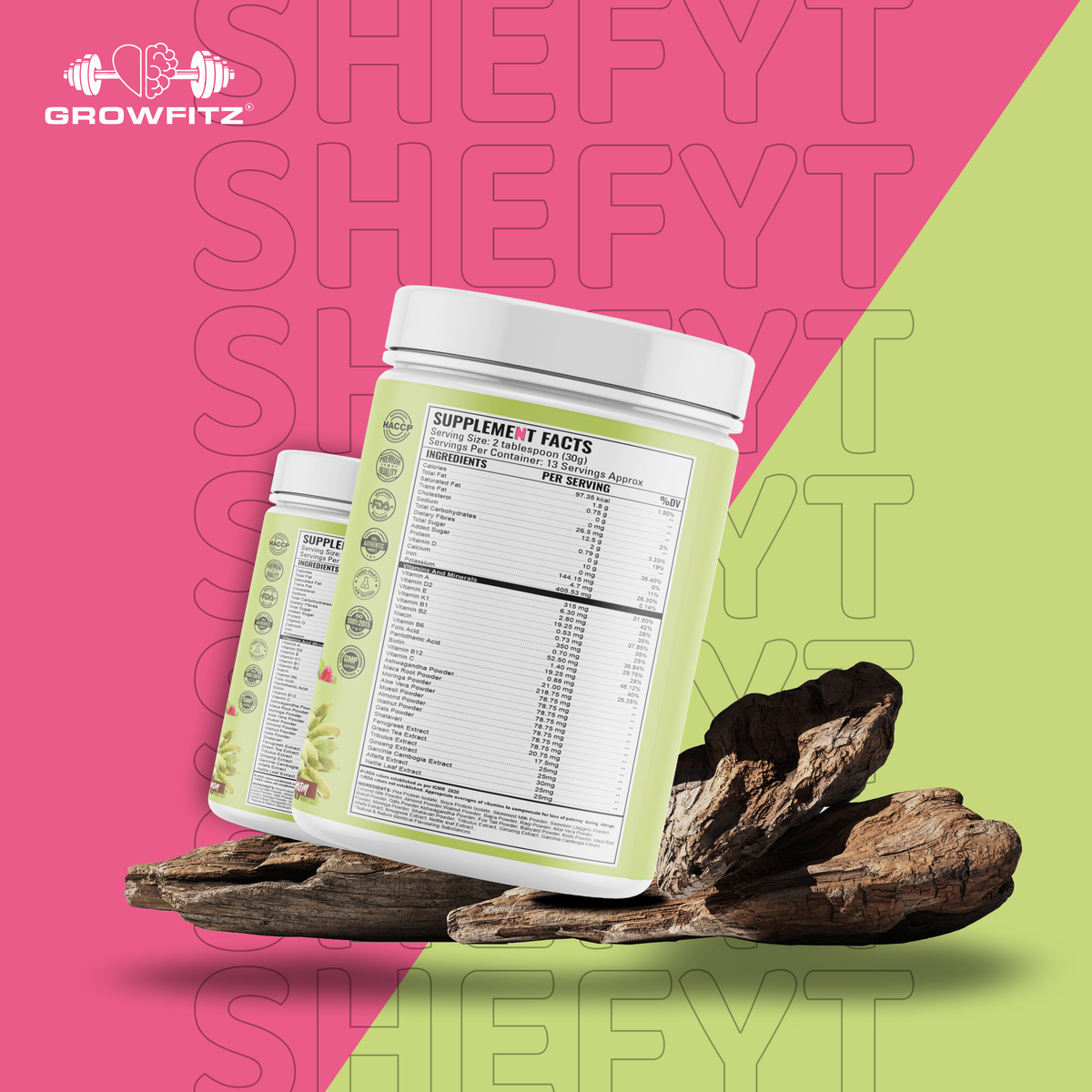 Shefit | Plant Protein | Cardamom (Elaichi) | Nutritional Meal for Women | 400gm