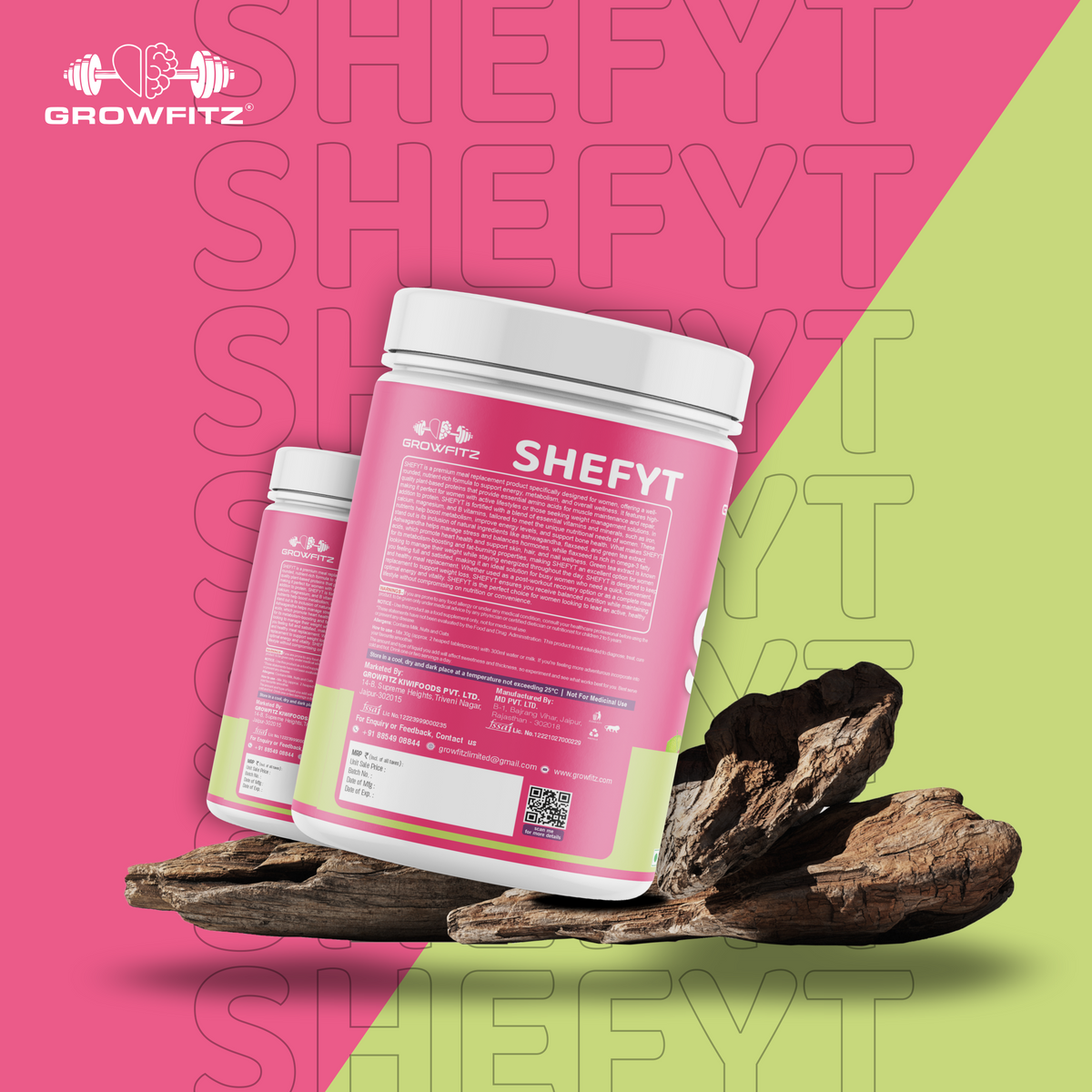 Shefit | Plant Protein | Cardamom (Elaichi) | Nutritional Meal for Women | 400gm