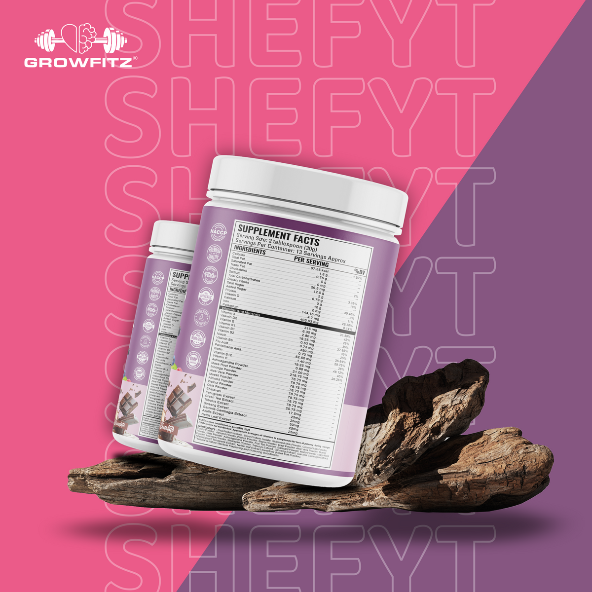 SheFit | Plant Protein | Chocolate Flavor |  Nutritional Meal for Women | 400gm
