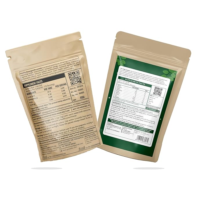 Ashwagandha & Moringa Powder | Herbal Combo | 430g