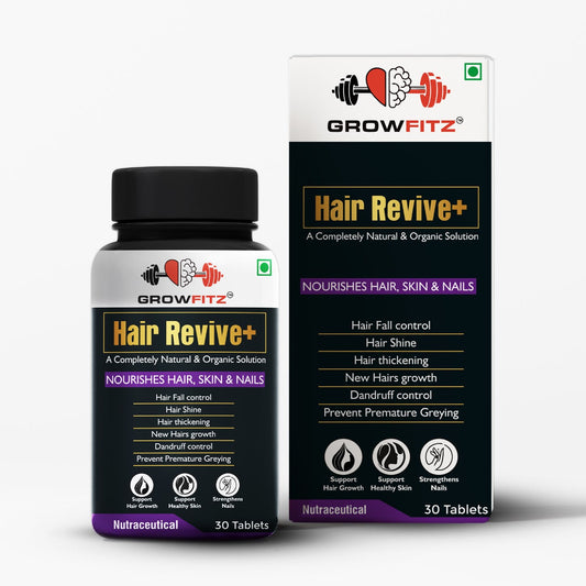 Hair Revive + | Natural Solution for Hairs | 30 Tablets