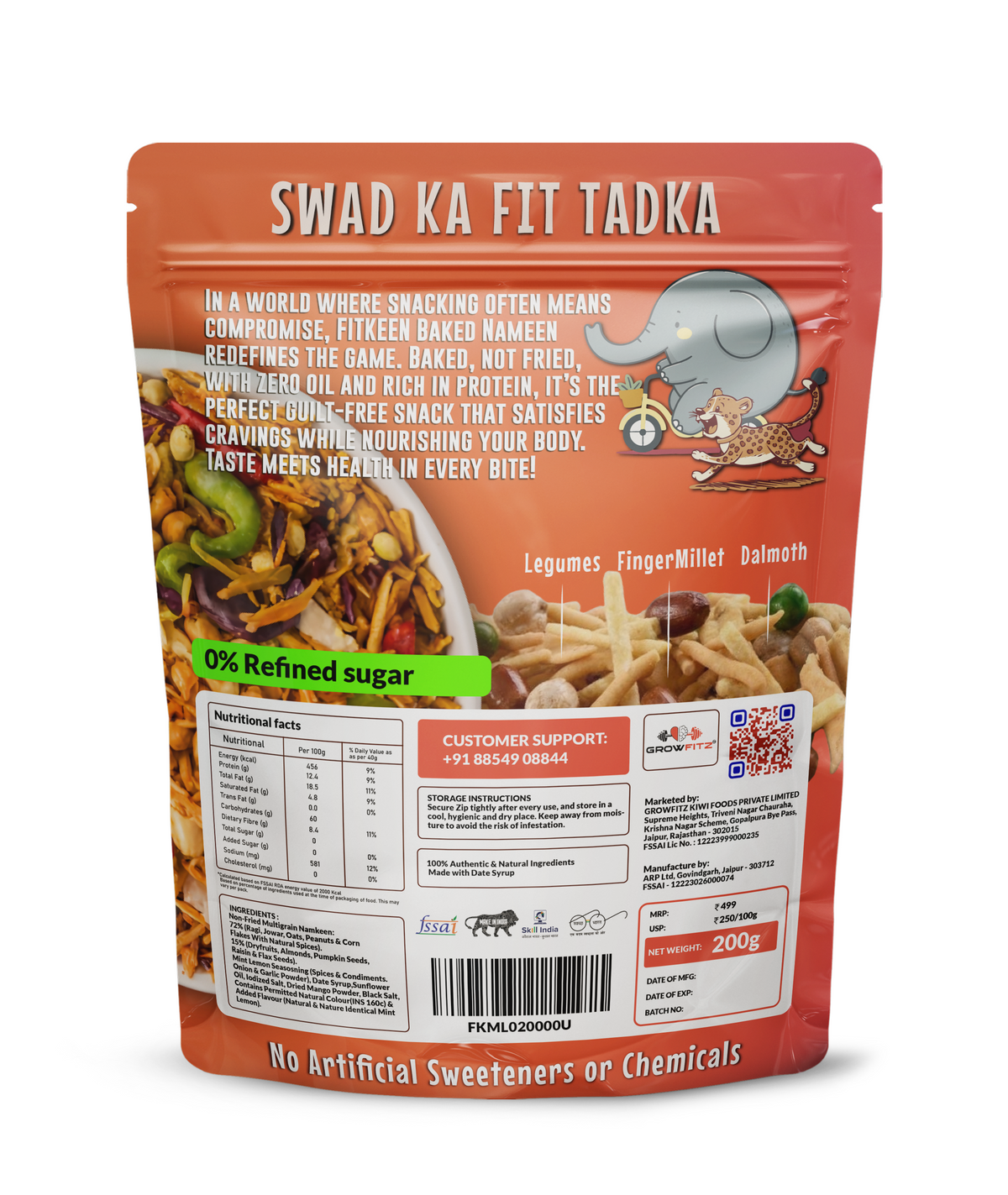 Fitkeen | Baked Namkeen | 200g