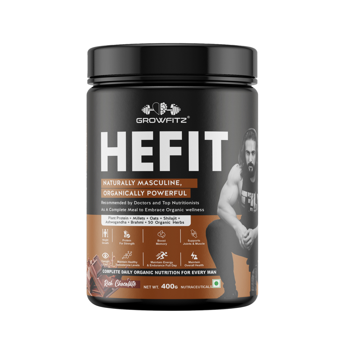 Hefit | Plant Protein | Chocolate Flavor | 400gm